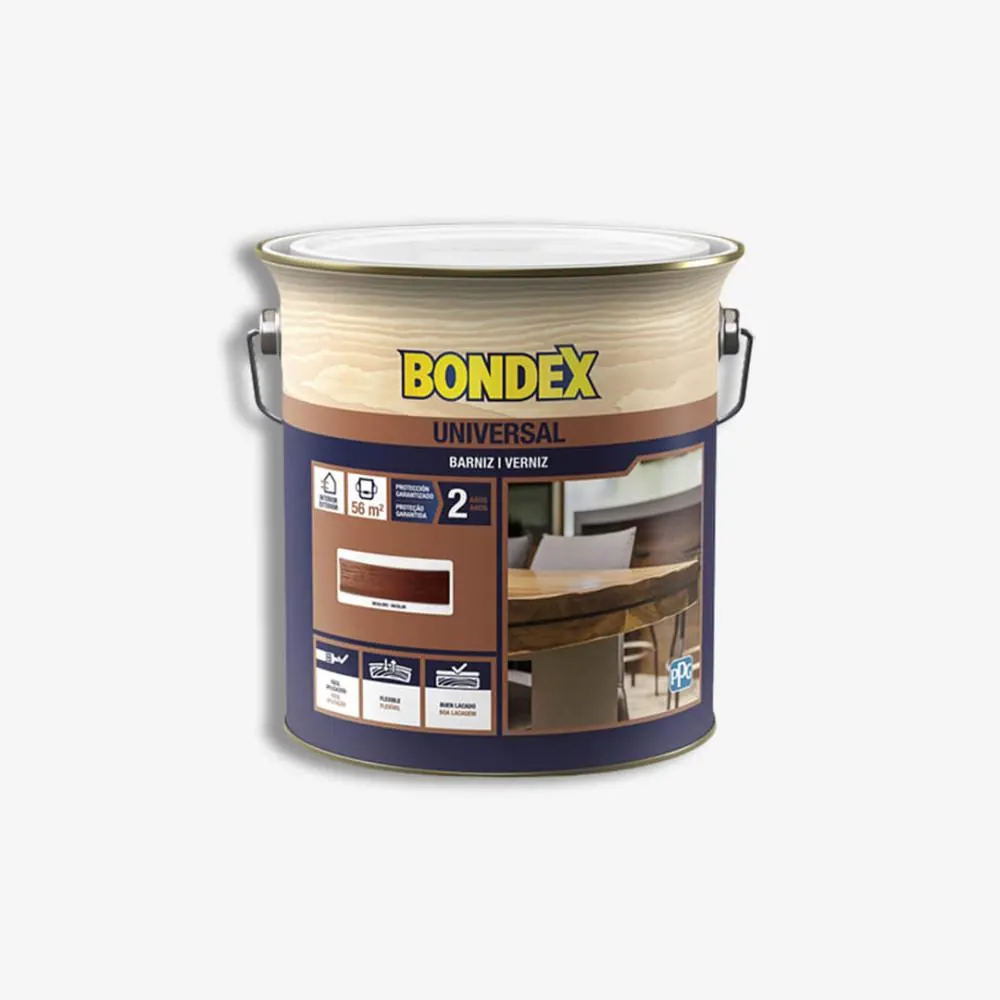 Verniz para Madeira Bondex Universal Acetinado Mogno 4L