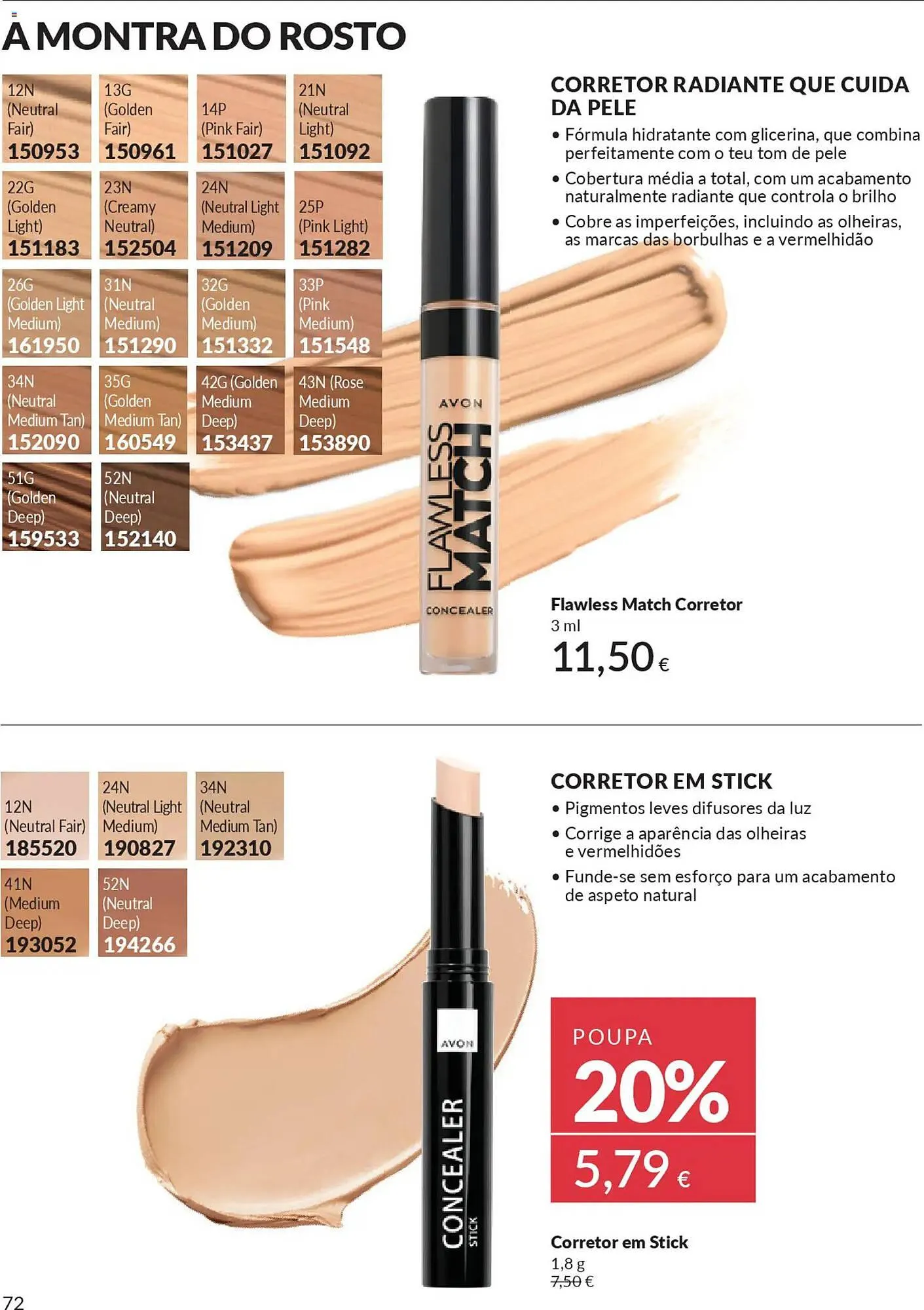 Folheto Catálogo Avon de 1 de novembro até 1 de dezembro 2025 - Pagina 72