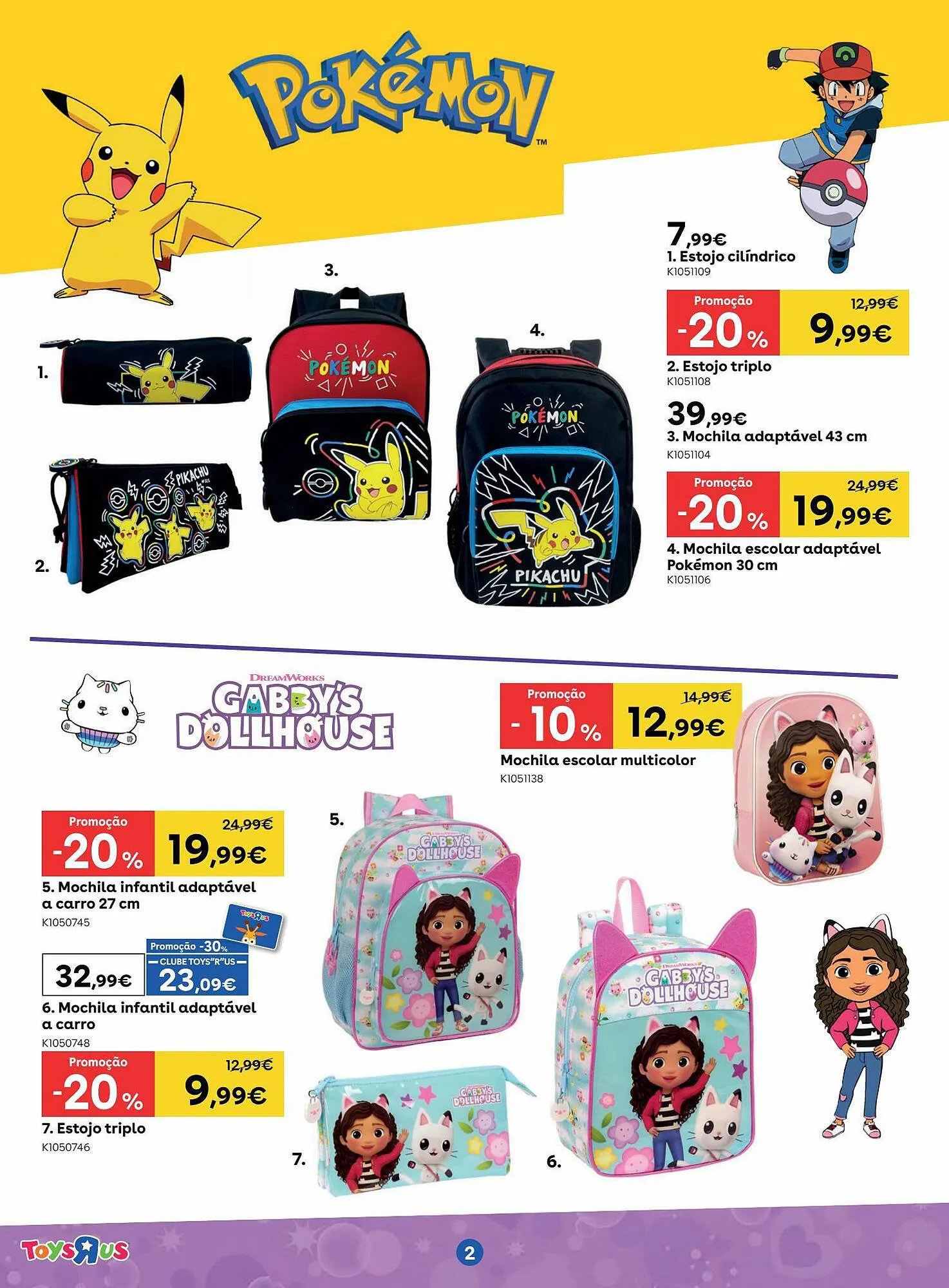 Folheto Folheto Toys R Us de 4 de setembro até 24 de setembro 2023 - Pagina 2