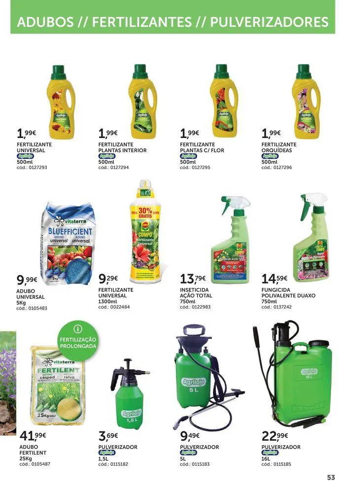 Folheto Folheto Agriloja de 3 de junho até 31 de dezembro 2024 - Pagina 53