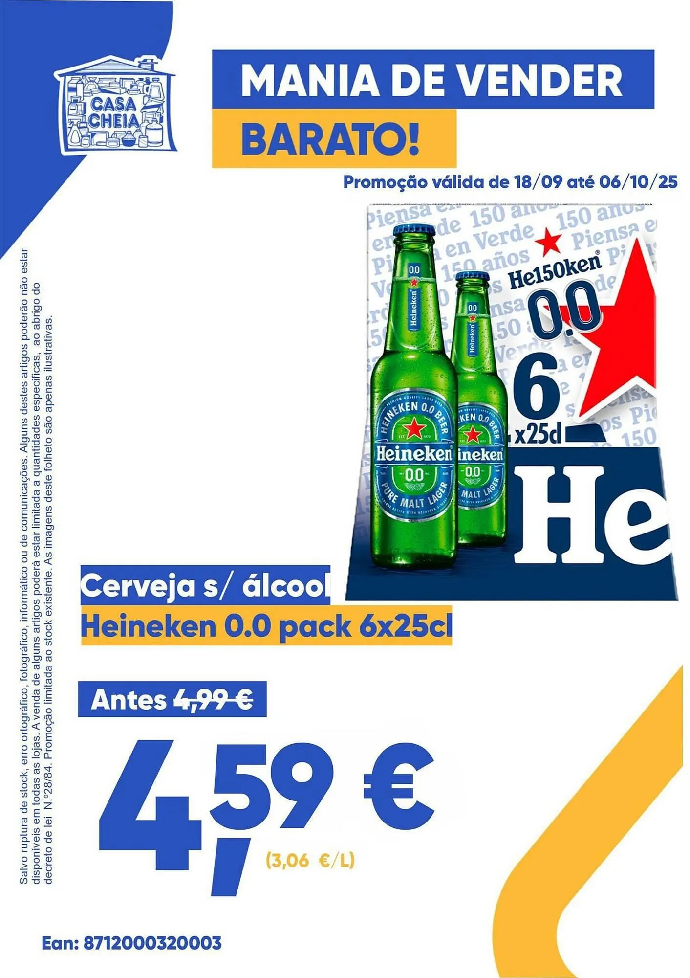 Folheto Folheto Casa Cheia de 18 de setembro até 6 de outubro 2025 - Pagina 1