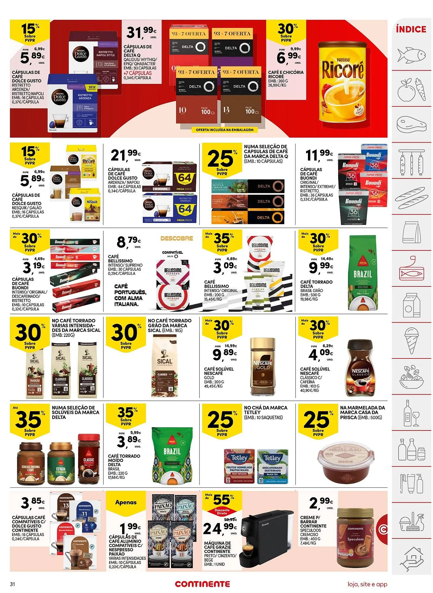 Folheto Folheto Continente de 10 de março até 16 de março 2026 - Pagina 31