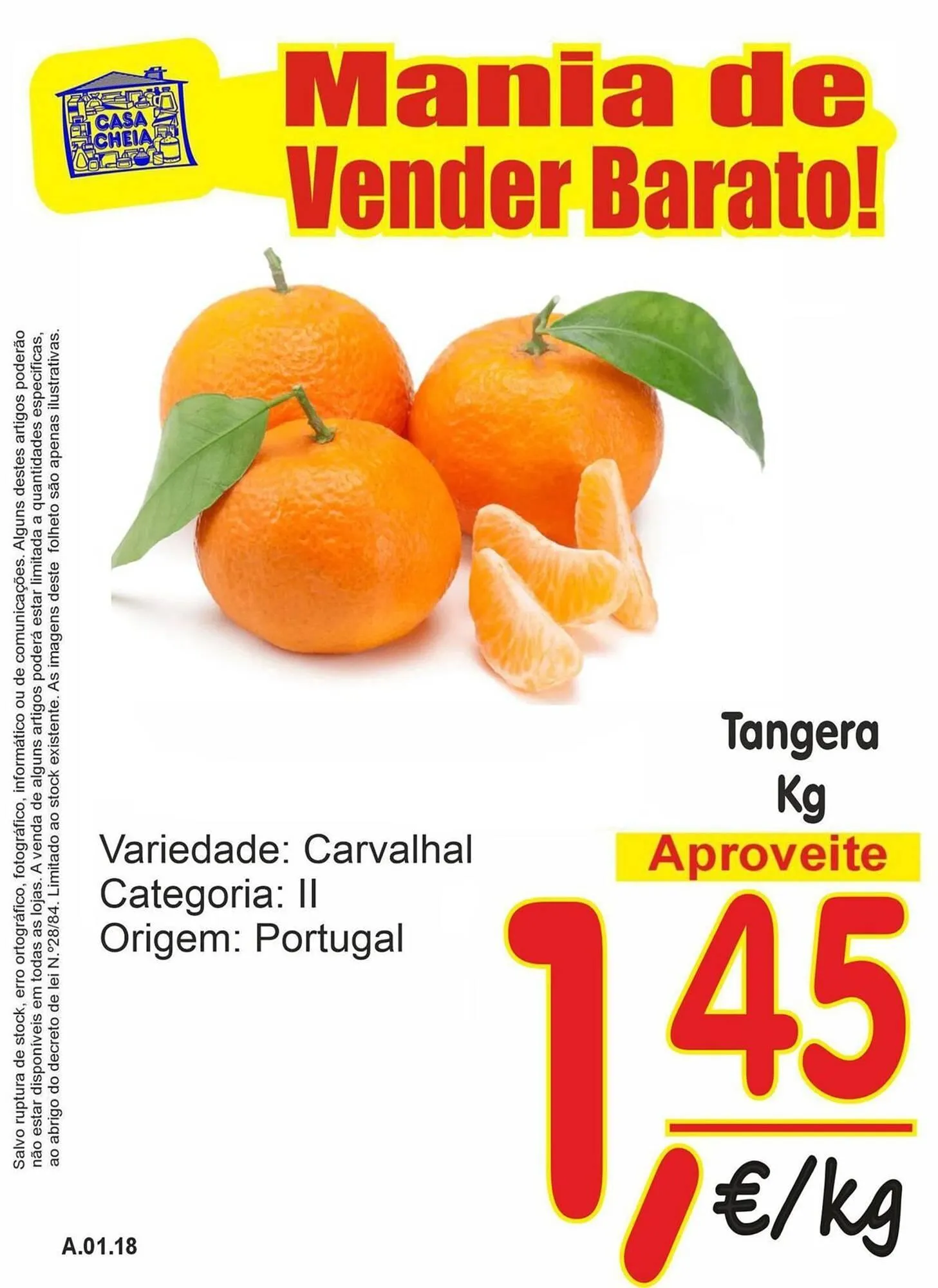 Folheto Folheto Casa Cheia de 8 de janeiro até 18 de janeiro 2026 - Pagina 1
