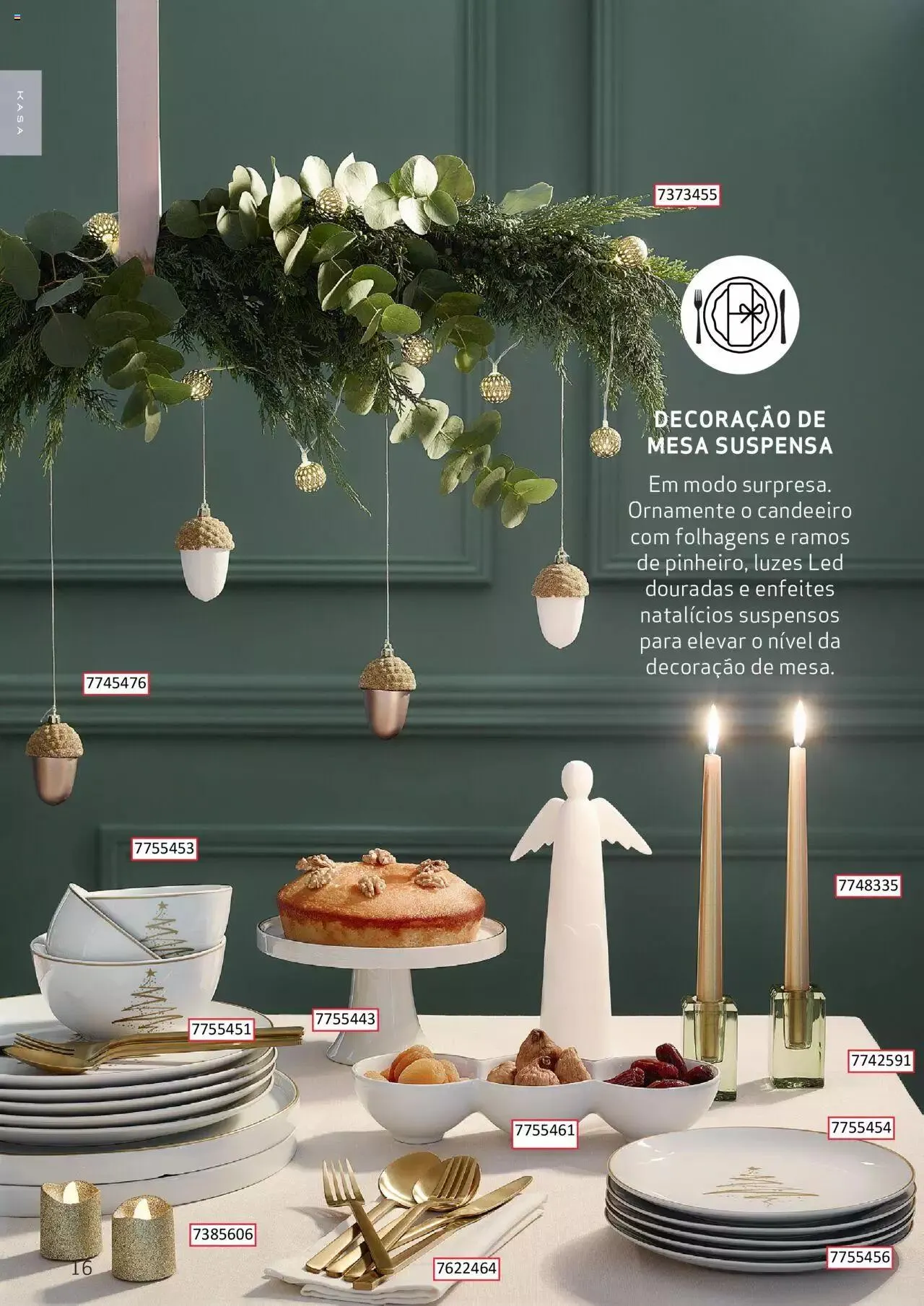 Folheto Continente Kasa Catálogo Kasa Dicas Decoração Natal de 21 de novembro até 24 de dezembro 2023 - Pagina 16