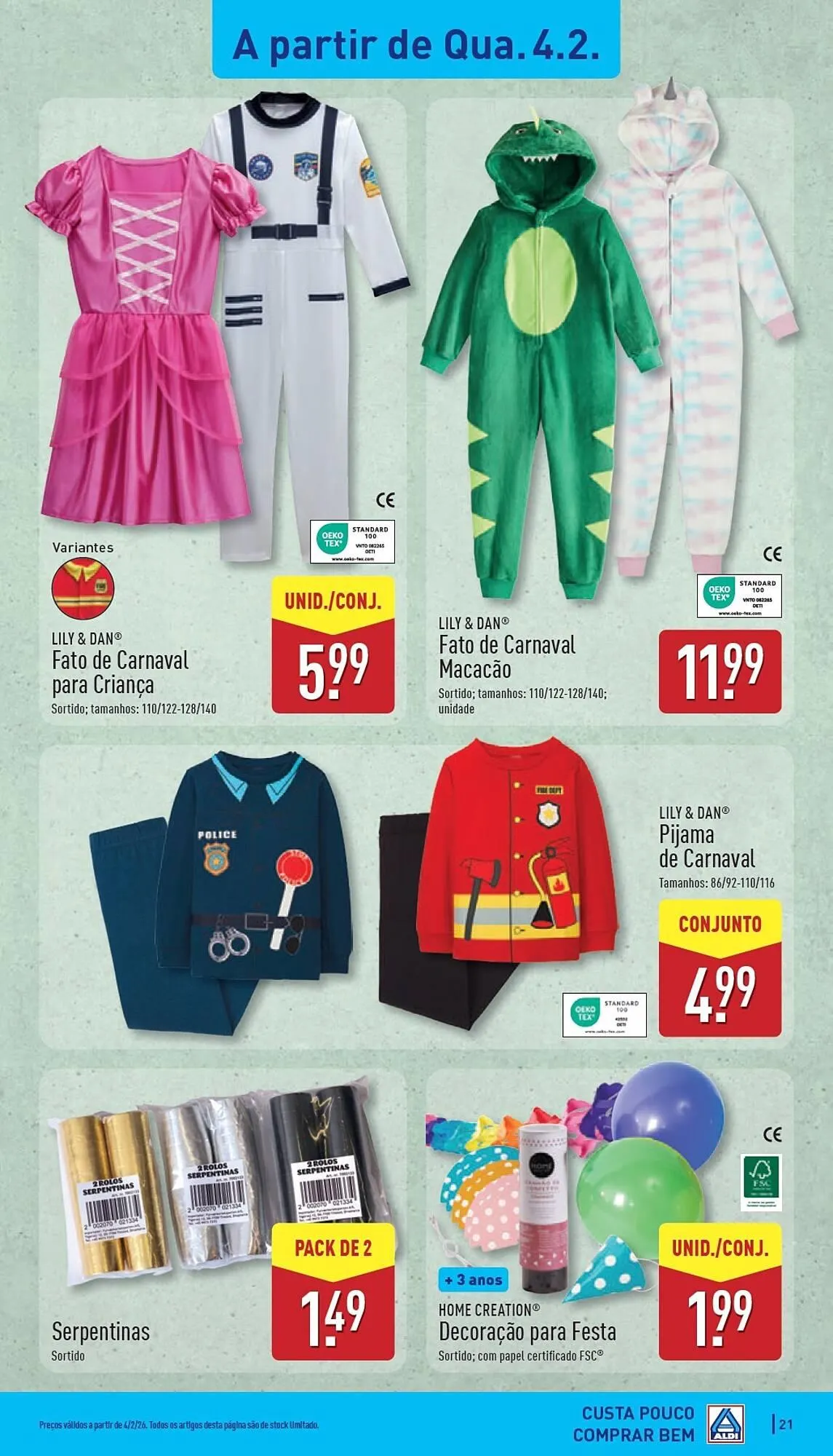 Folheto Folheto ALDI de 2 de fevereiro até 8 de fevereiro 2026 - Pagina 21