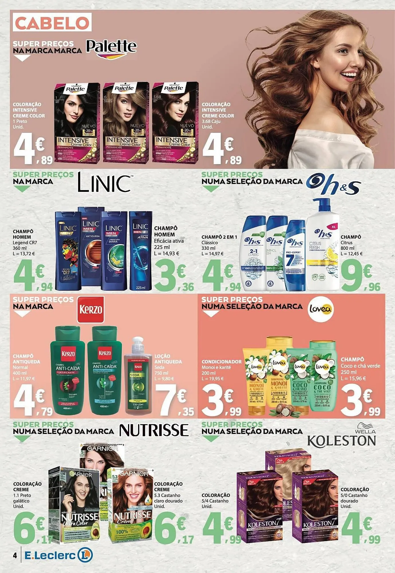 Folheto Folheto E.Leclerc de 7 de abril até 19 de abril 2026 - Pagina 4