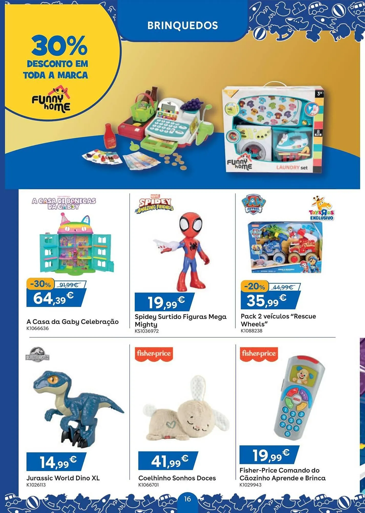 Folheto Folheto Toys R Us de 1 de julho até 27 de julho 2025 - Pagina 16