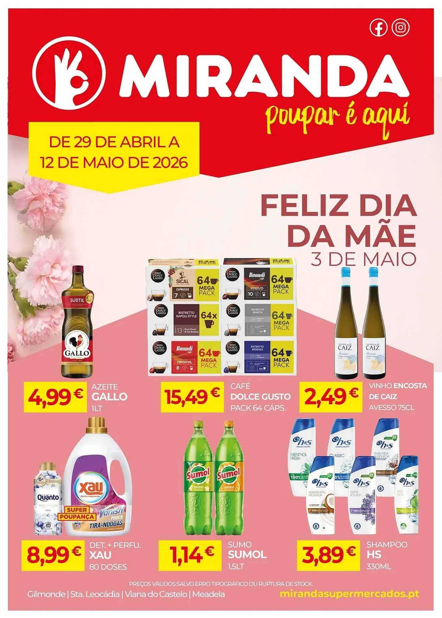 Folheto Folheto Miranda Supermercados de 29 de abril até 12 de maio 2026 - Pagina 1