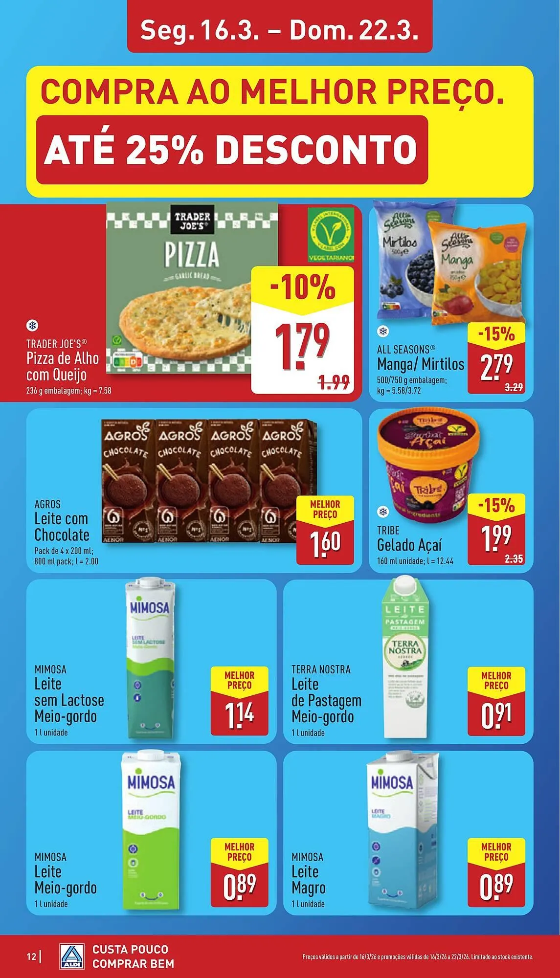 Folheto Folheto ALDI de 16 de março até 22 de março 2026 - Pagina 12