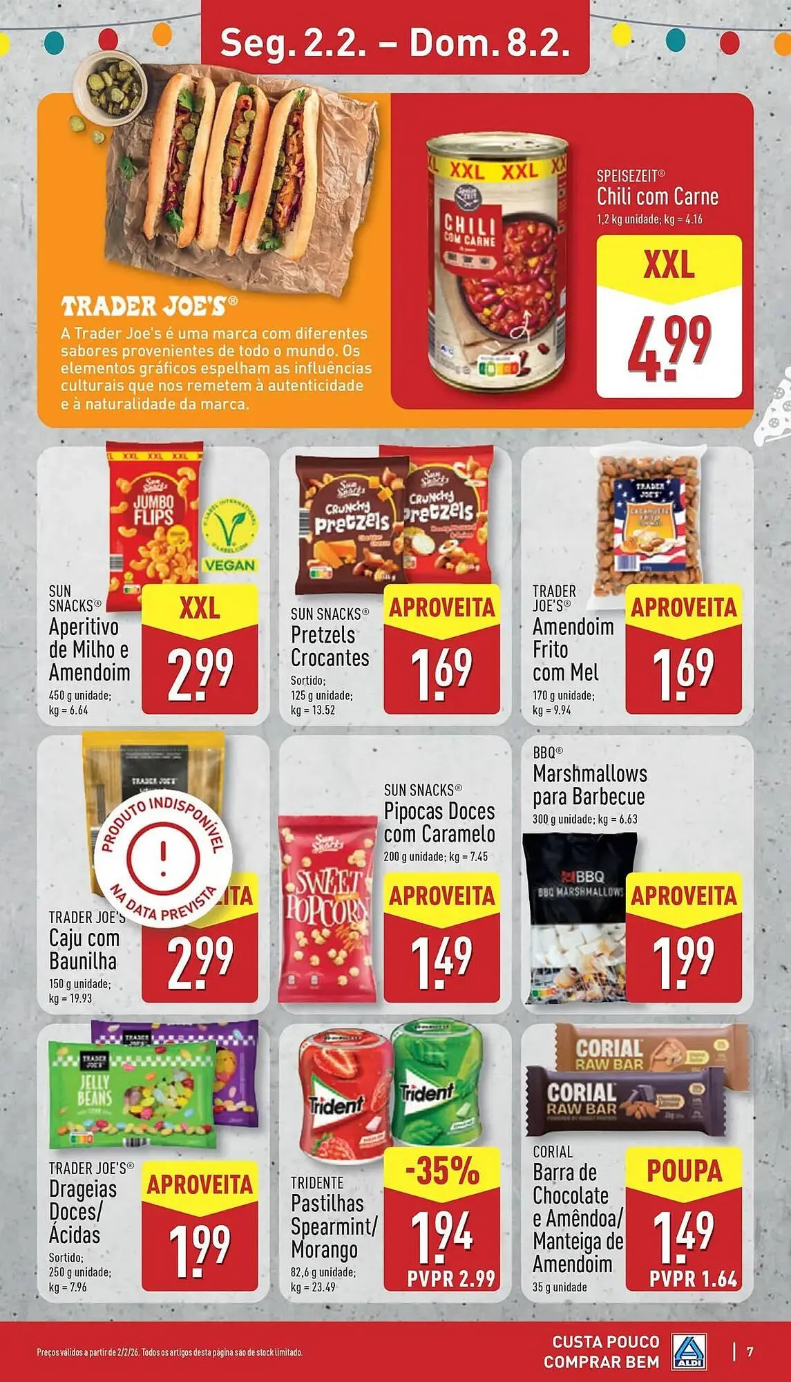 Folheto Folheto ALDI de 2 de fevereiro até 8 de fevereiro 2026 - Pagina 7