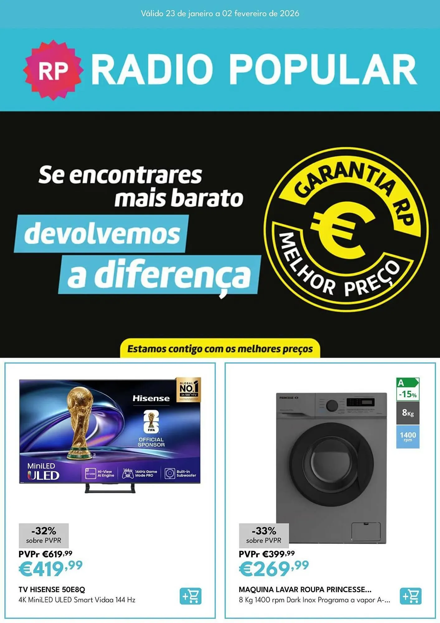 Folheto Radio Popular - 1