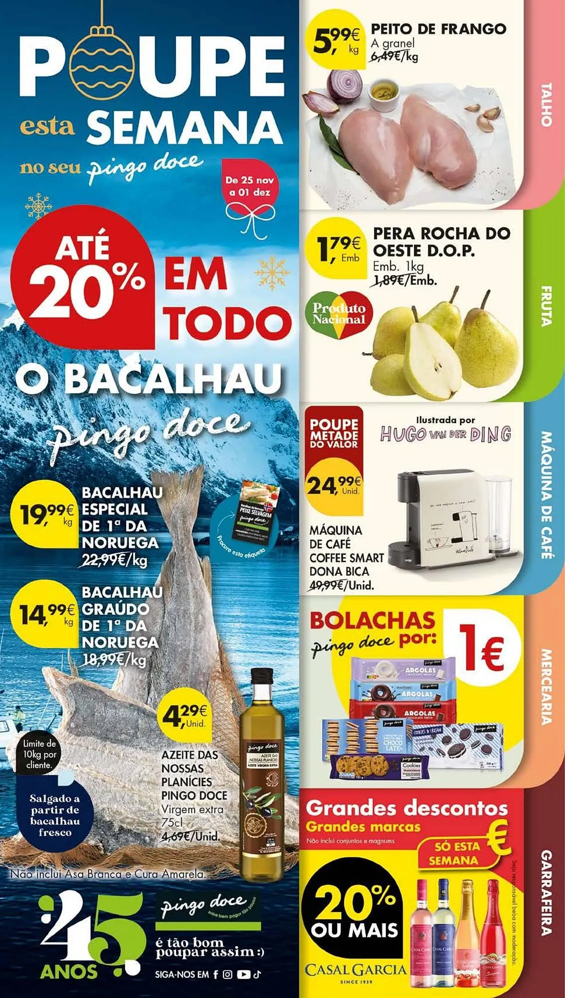 Folheto Folheto Pingo Doce de 25 de novembro até 1 de dezembro 2025 - Pagina 1