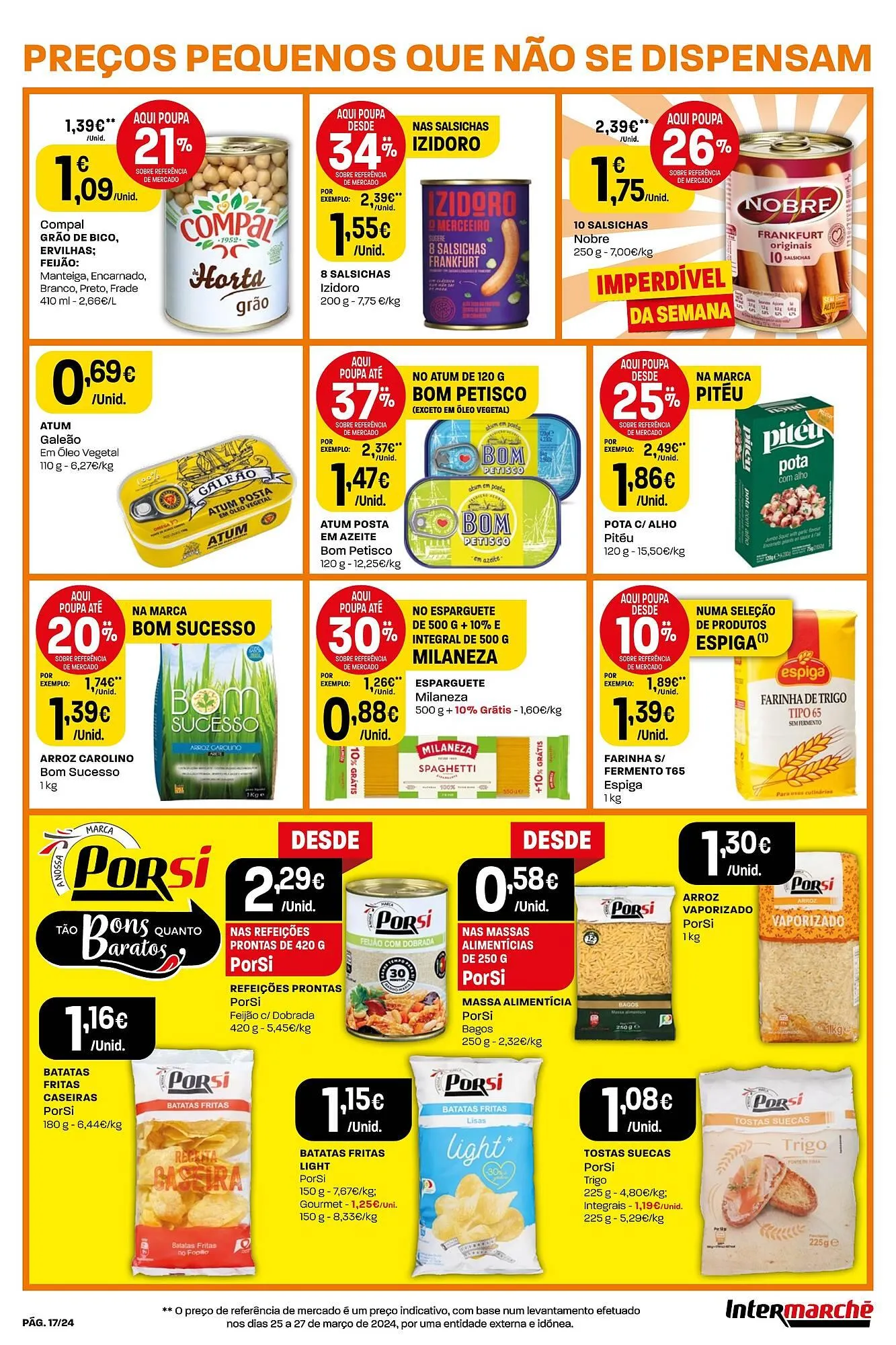 Folheto Folheto Intermarché de 25 de abril até 1 de maio 2024 - Pagina 17