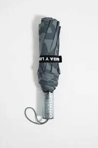 Guarda-chuva com estampagem em azul