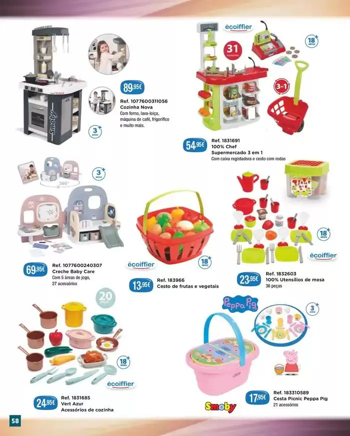 Folheto Catálogo De Brinquedos de 3 de dezembro até 31 de dezembro 2024 - Pagina 58