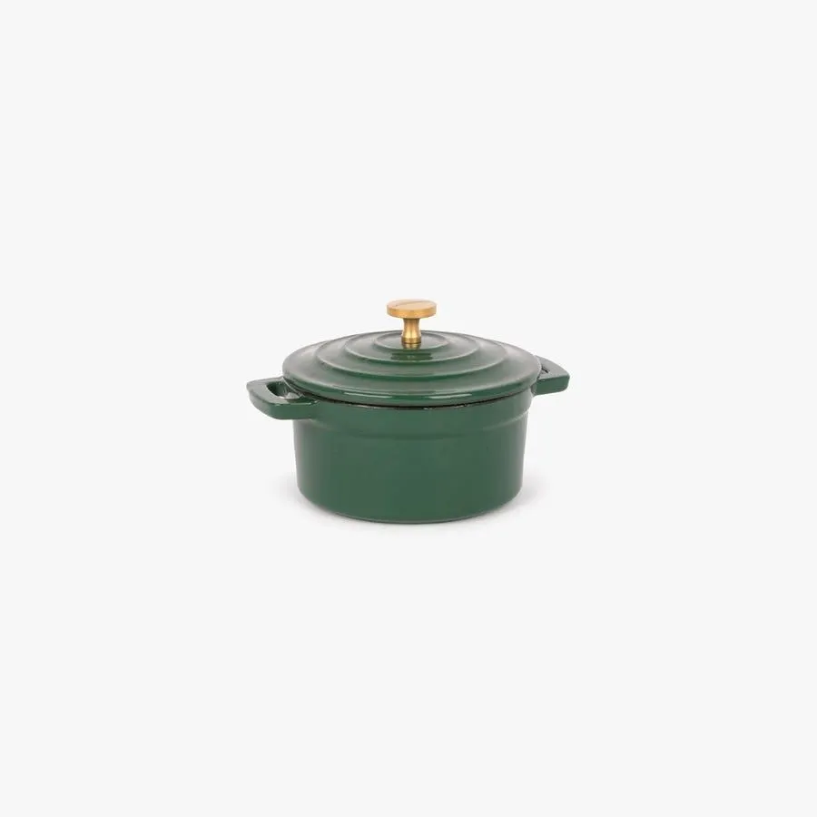 Caçarola mini ferro fundido verde escuro D10cm | 0,25 L CHEF