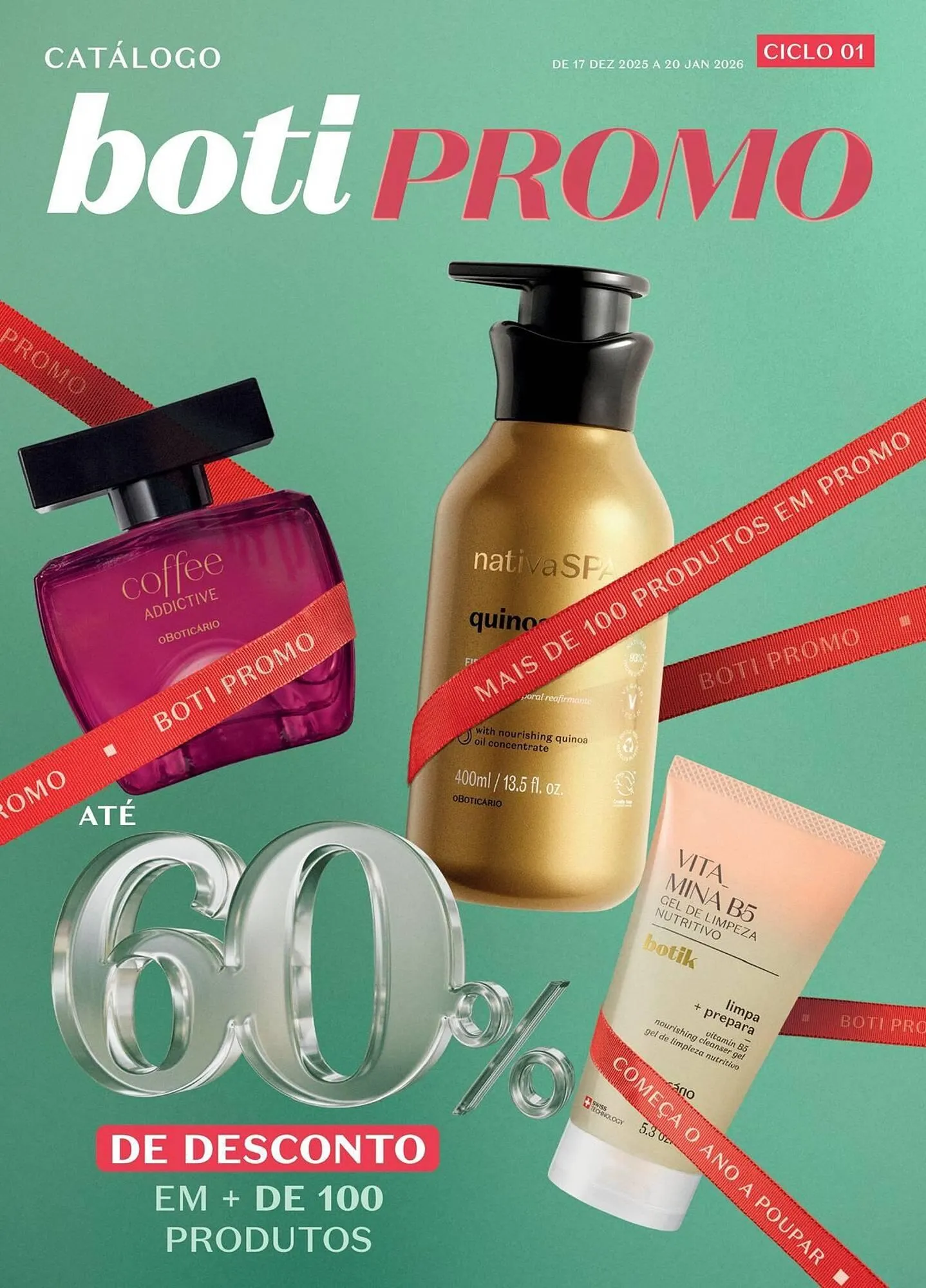 Folheto Folheto O Boticário de 17 de dezembro até 20 de janeiro 2026 - Pagina 1