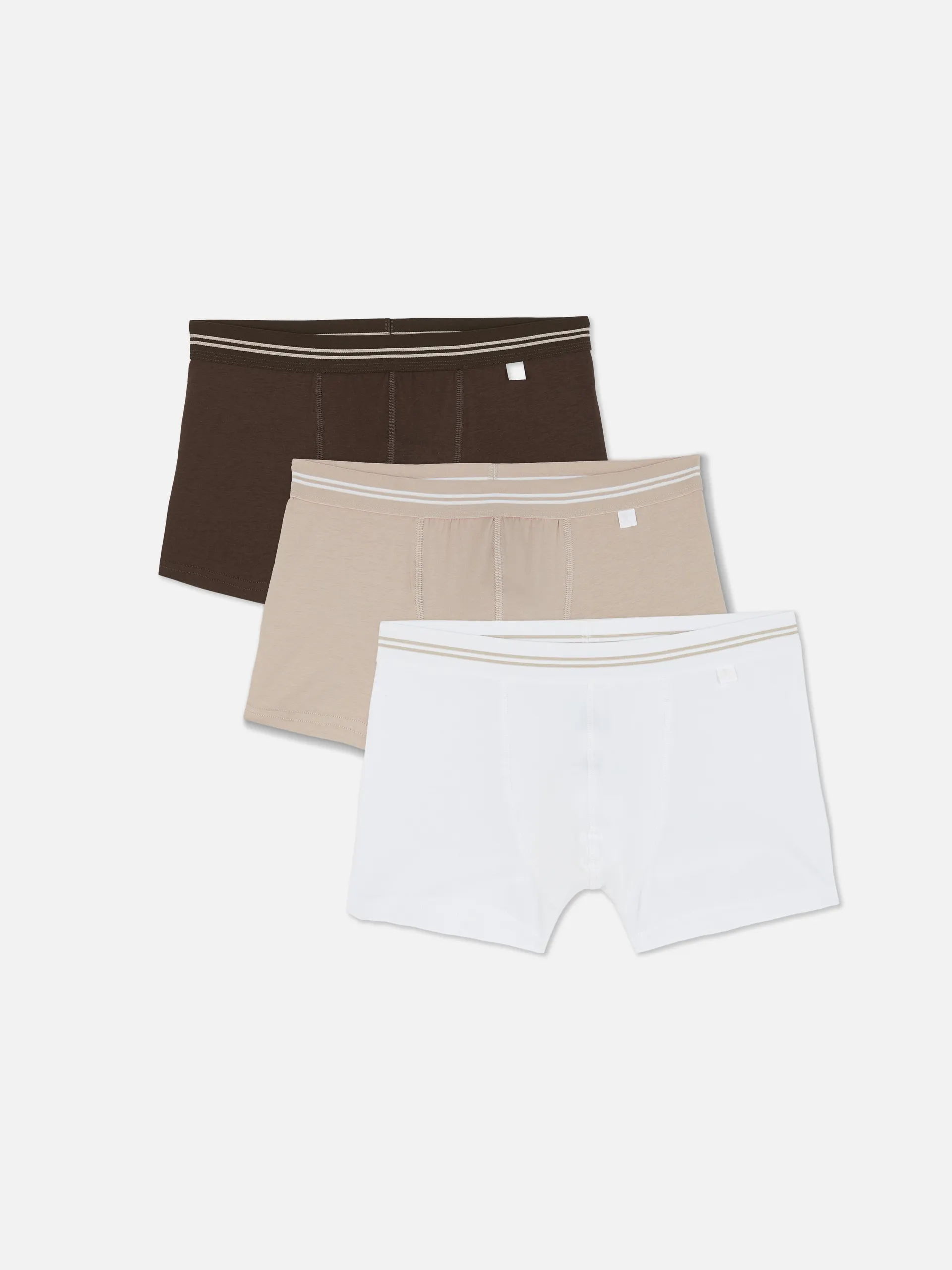 Pack 3 boxers riscas Sensibilização cancro mama