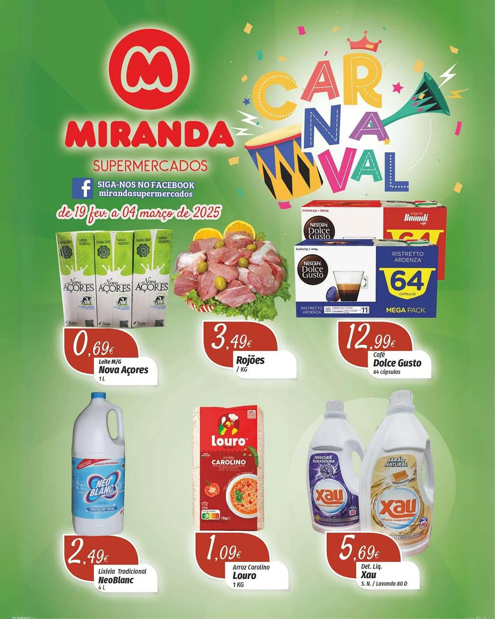 Folheto Miranda Supermercados - 1