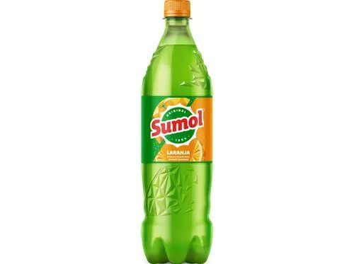 refrigerante c/gas sumol laranja 1l