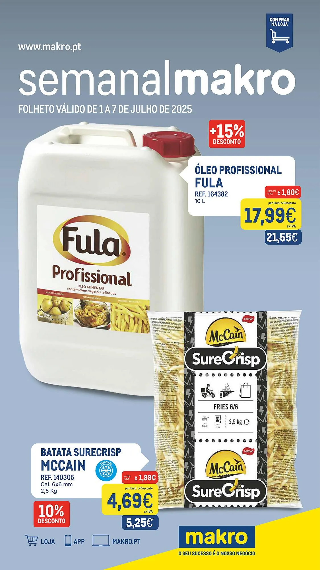 Folheto Folheto Makro de 1 de julho até 7 de julho 2025 - Pagina 1