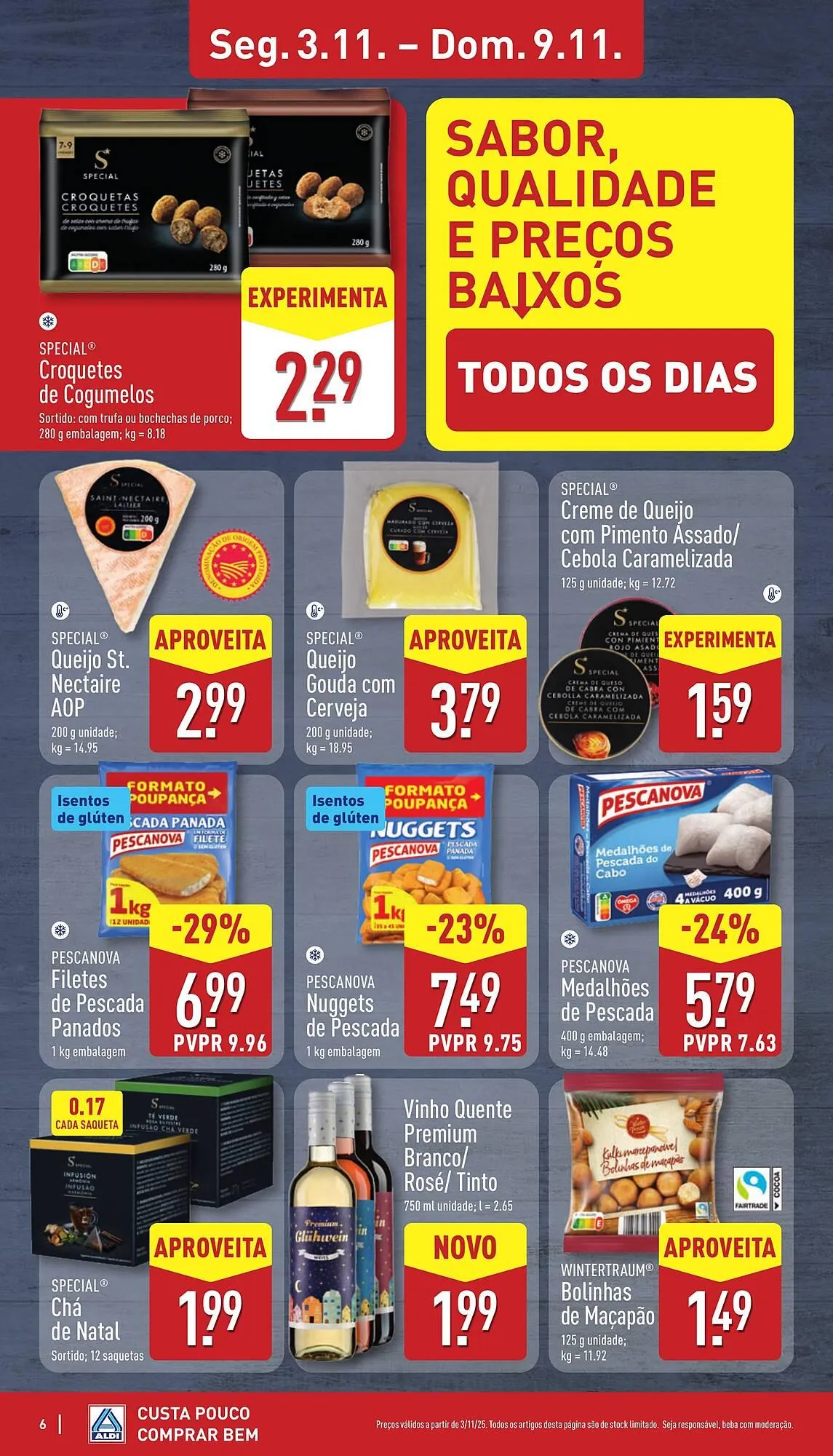 Folheto Folheto ALDI de 3 de novembro até 9 de novembro 2025 - Pagina 6