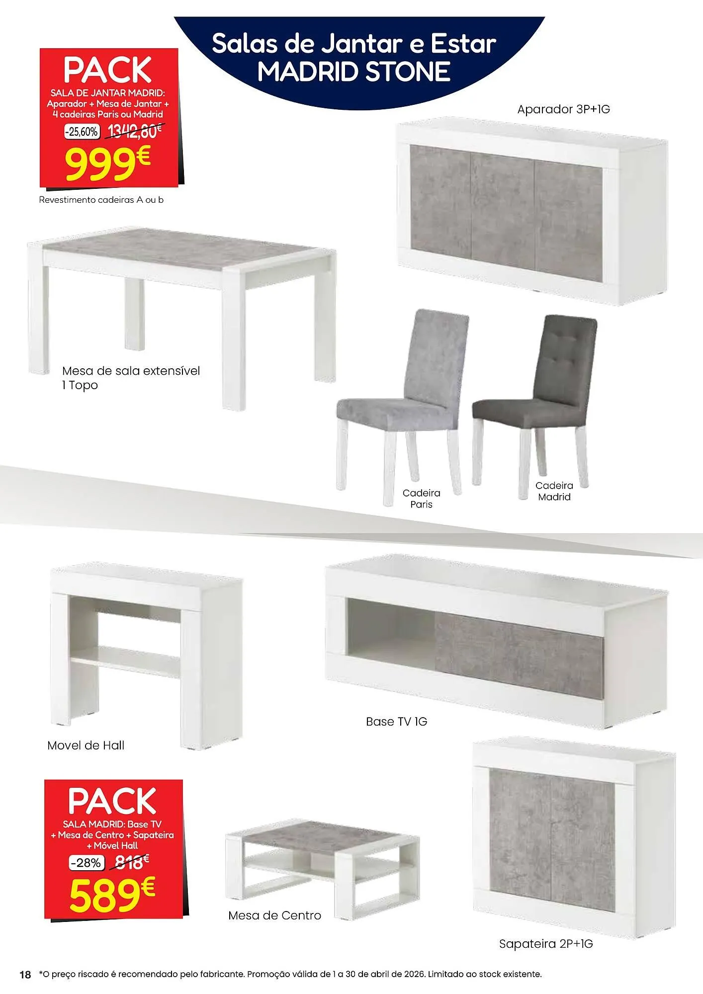 Folheto Folheto Hiper Centro do Móvel de 13 de abril até 30 de abril 2026 - Pagina 18