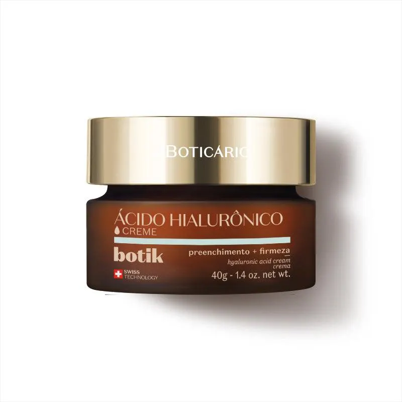 Creme Facial com Ácido Hialurónico Botik, 40g