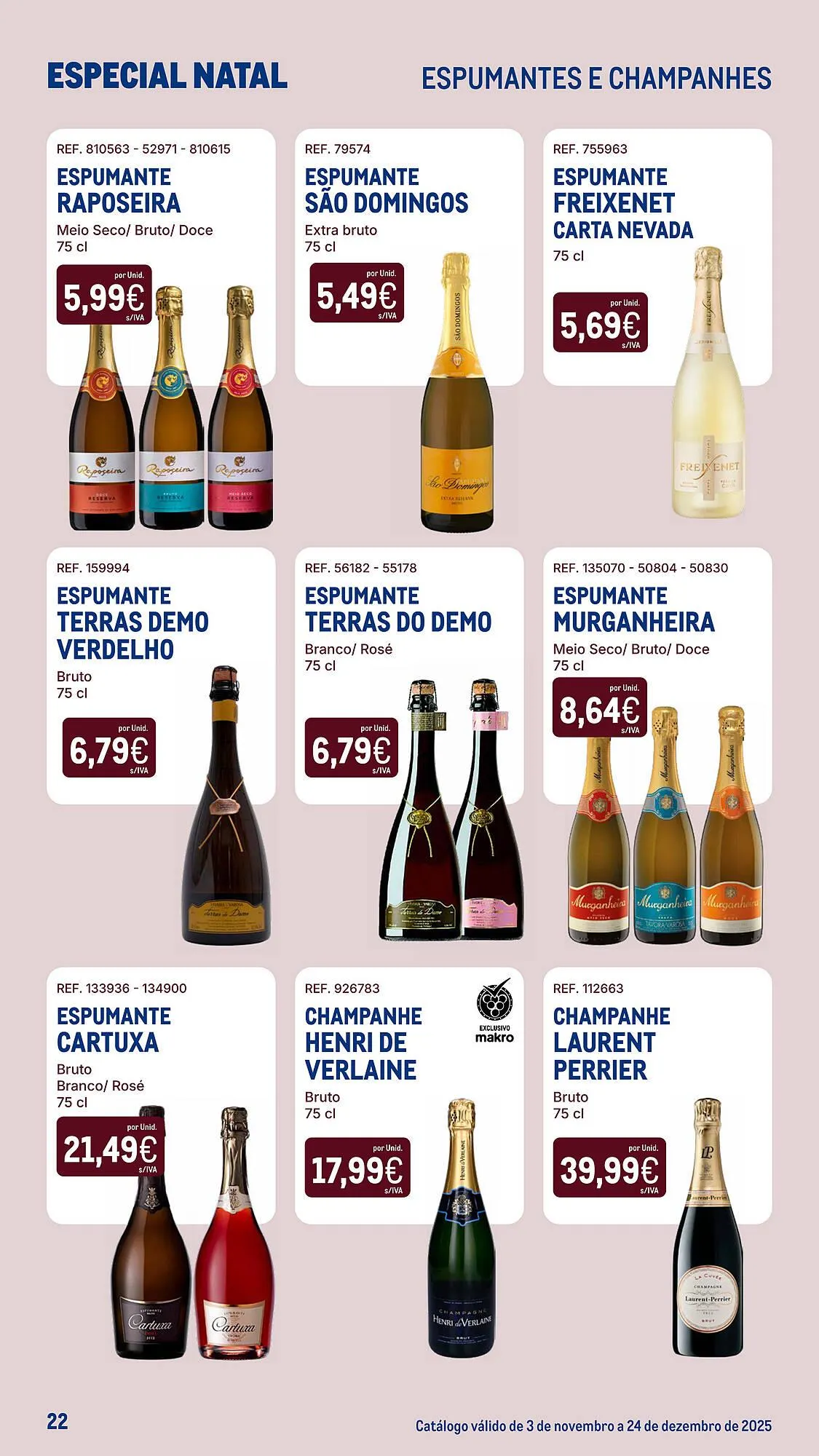 Folheto Catálogo Makro de 3 de novembro até 24 de dezembro 2025 - Pagina 22