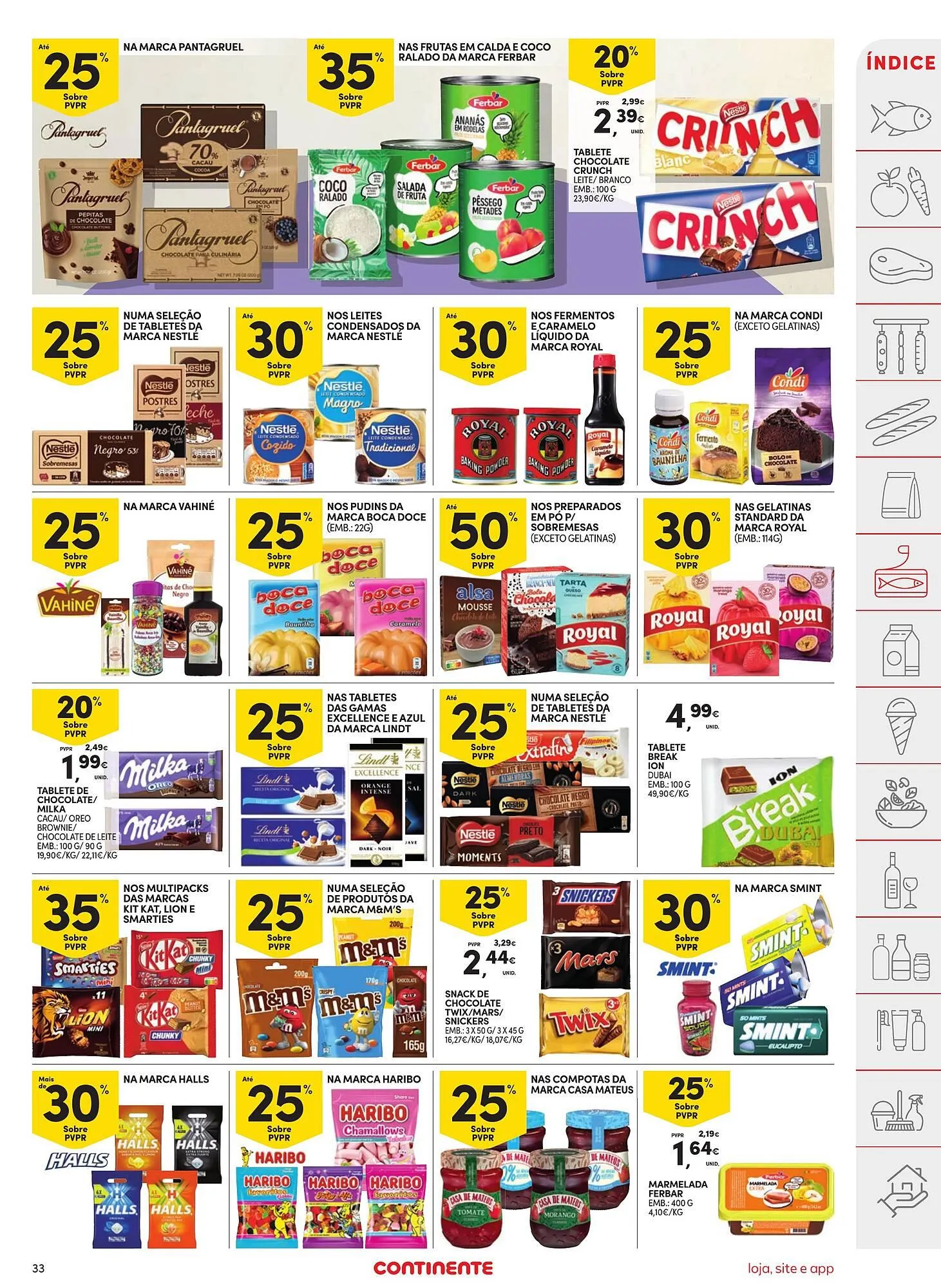 Folheto Folheto Continente de 15 de abril até 21 de abril 2025 - Pagina 33