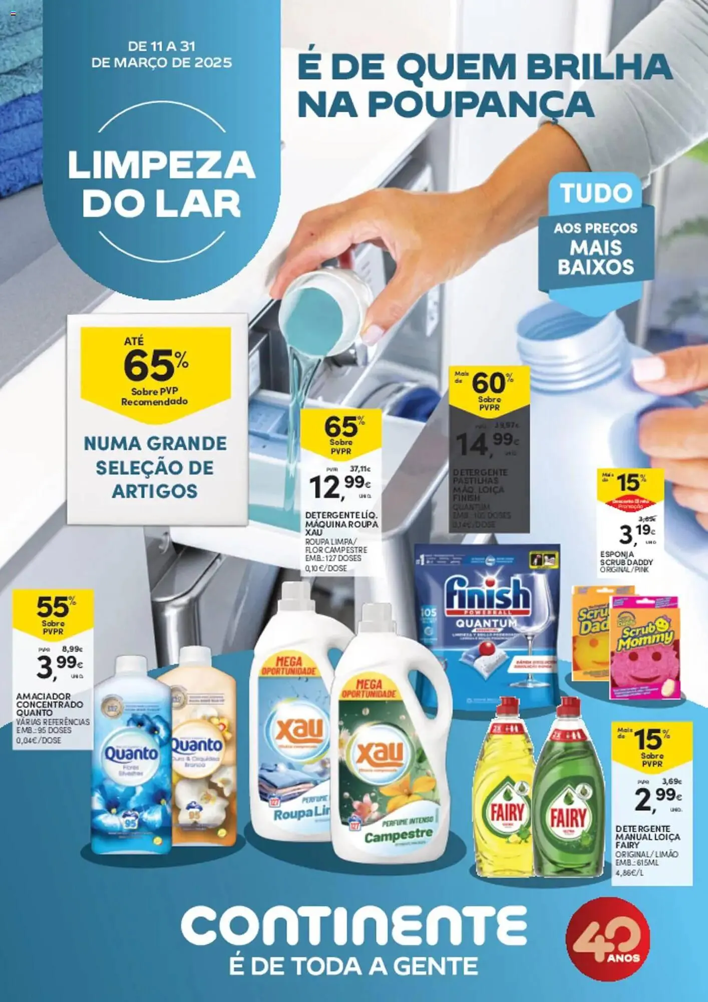 Folheto Folheto Continente de 11 de março até 31 de março 2025 - Pagina 1