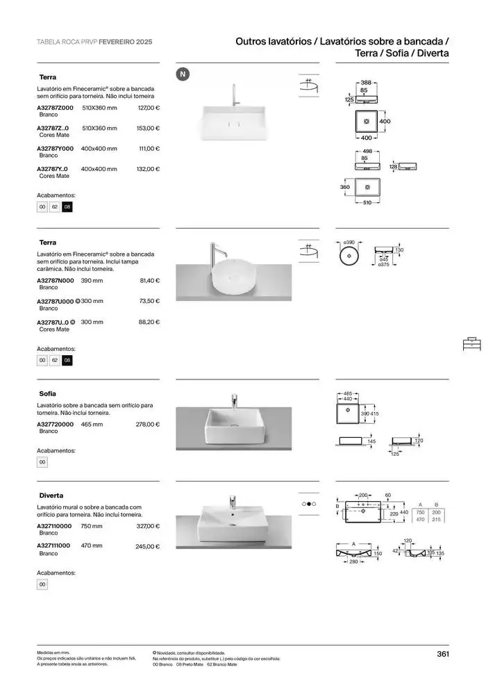 Folheto Soluções de Banho  de 6 de janeiro até 31 de dezembro 2025 - Pagina 363
