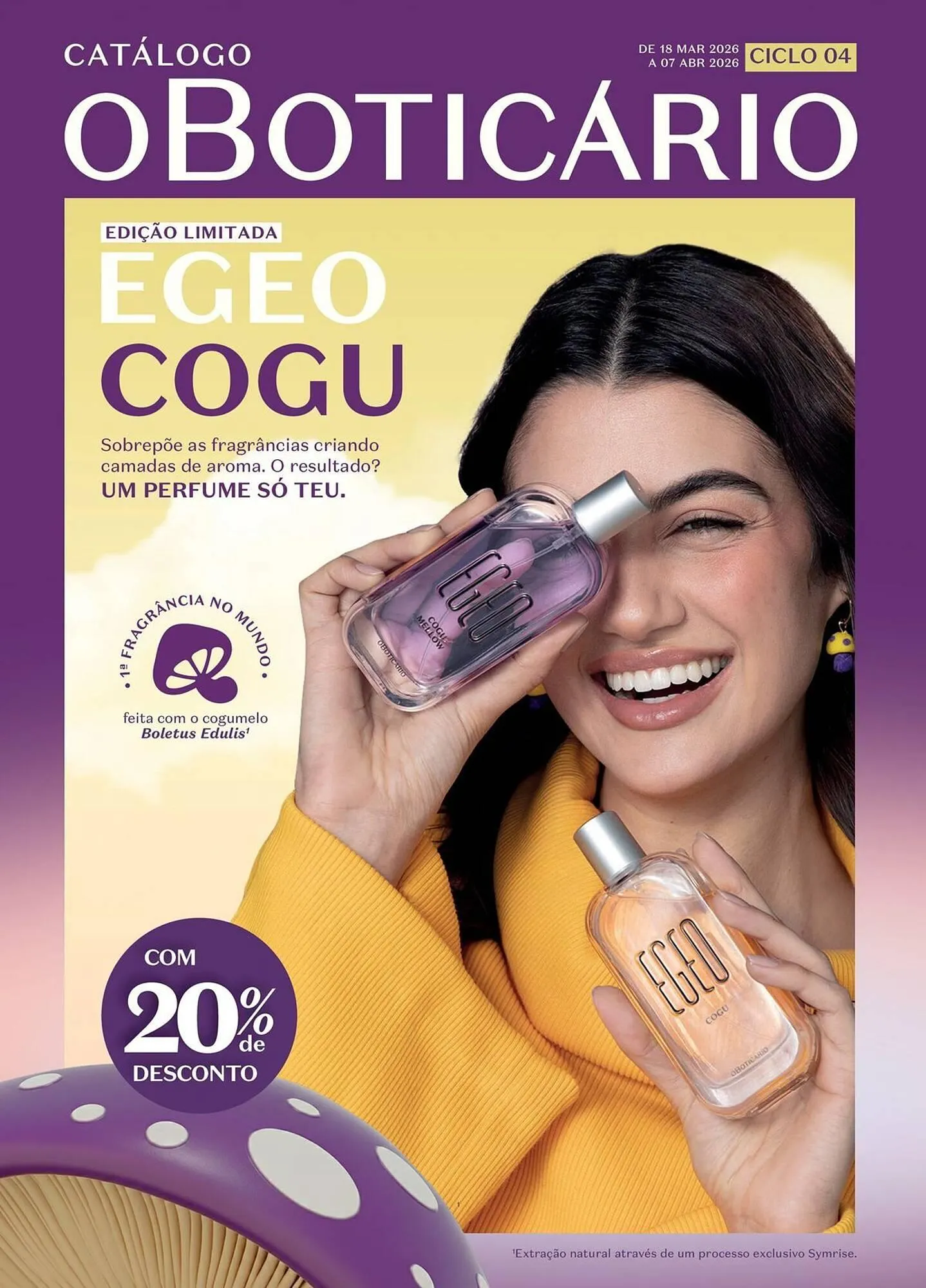 Folheto Folheto O Boticário de 19 de março até 7 de abril 2026 - Pagina 1