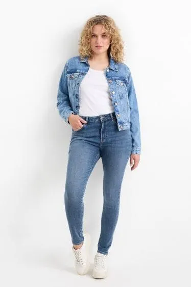 Skinny jeans - mid-rise waist - shaping jeans - Flex - LYCRA®