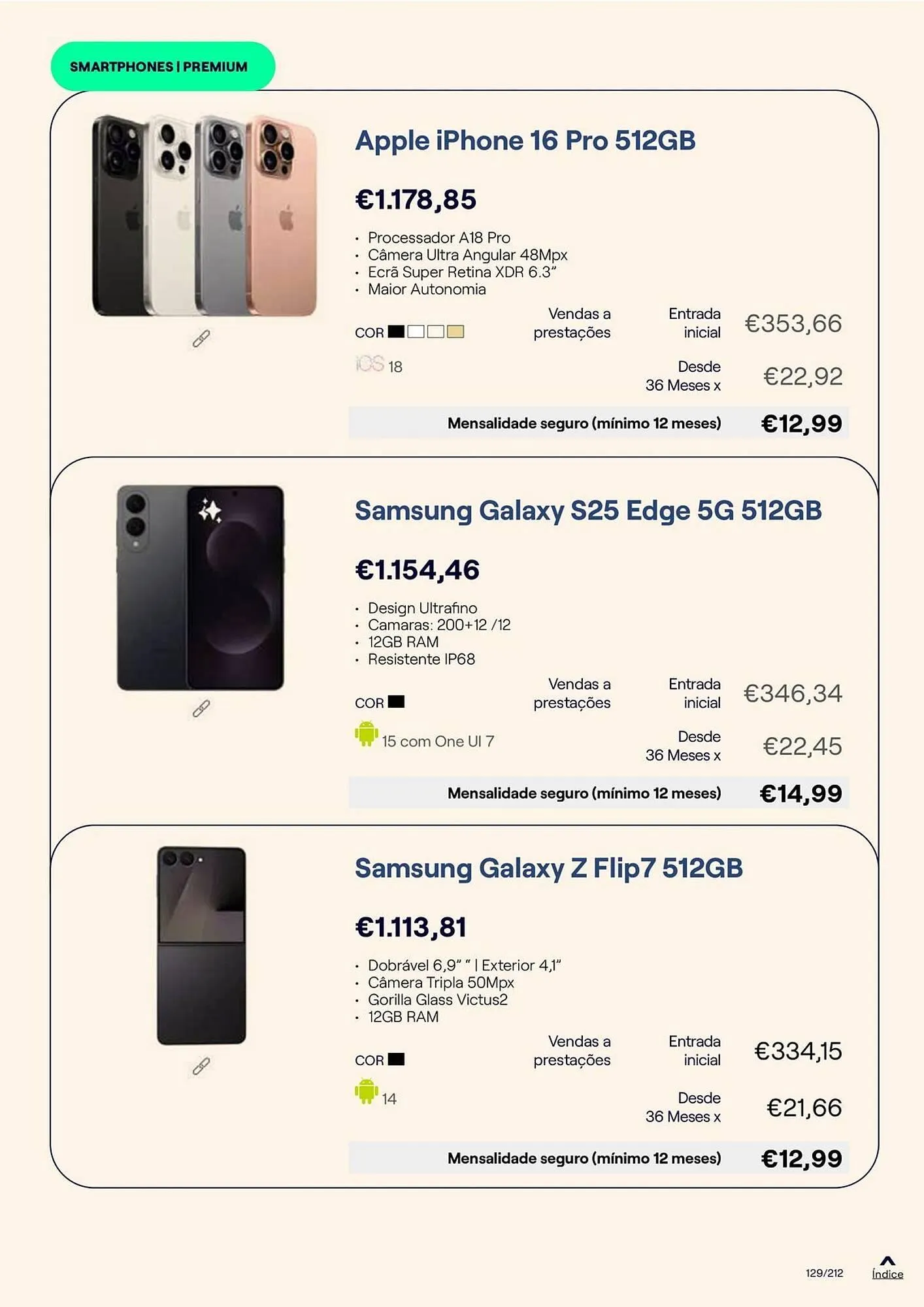 Folheto Catálogo MEO de 20 de outubro até 31 de dezembro 2025 - Pagina 129