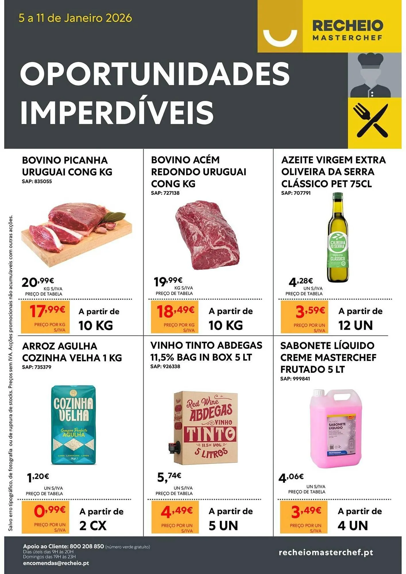 Folheto Folheto Recheio de 5 de janeiro até 11 de janeiro 2026 - Pagina 1