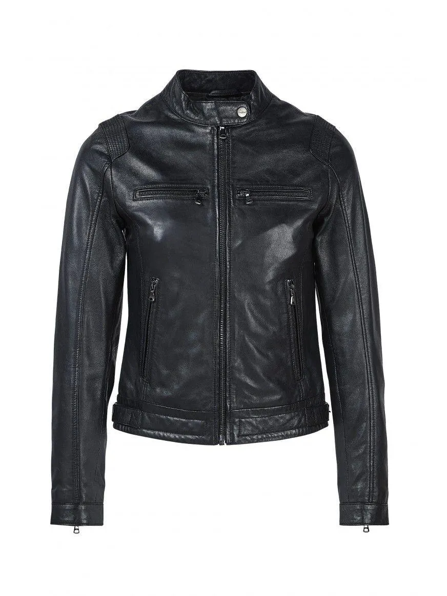 Blusão em pele Alícia