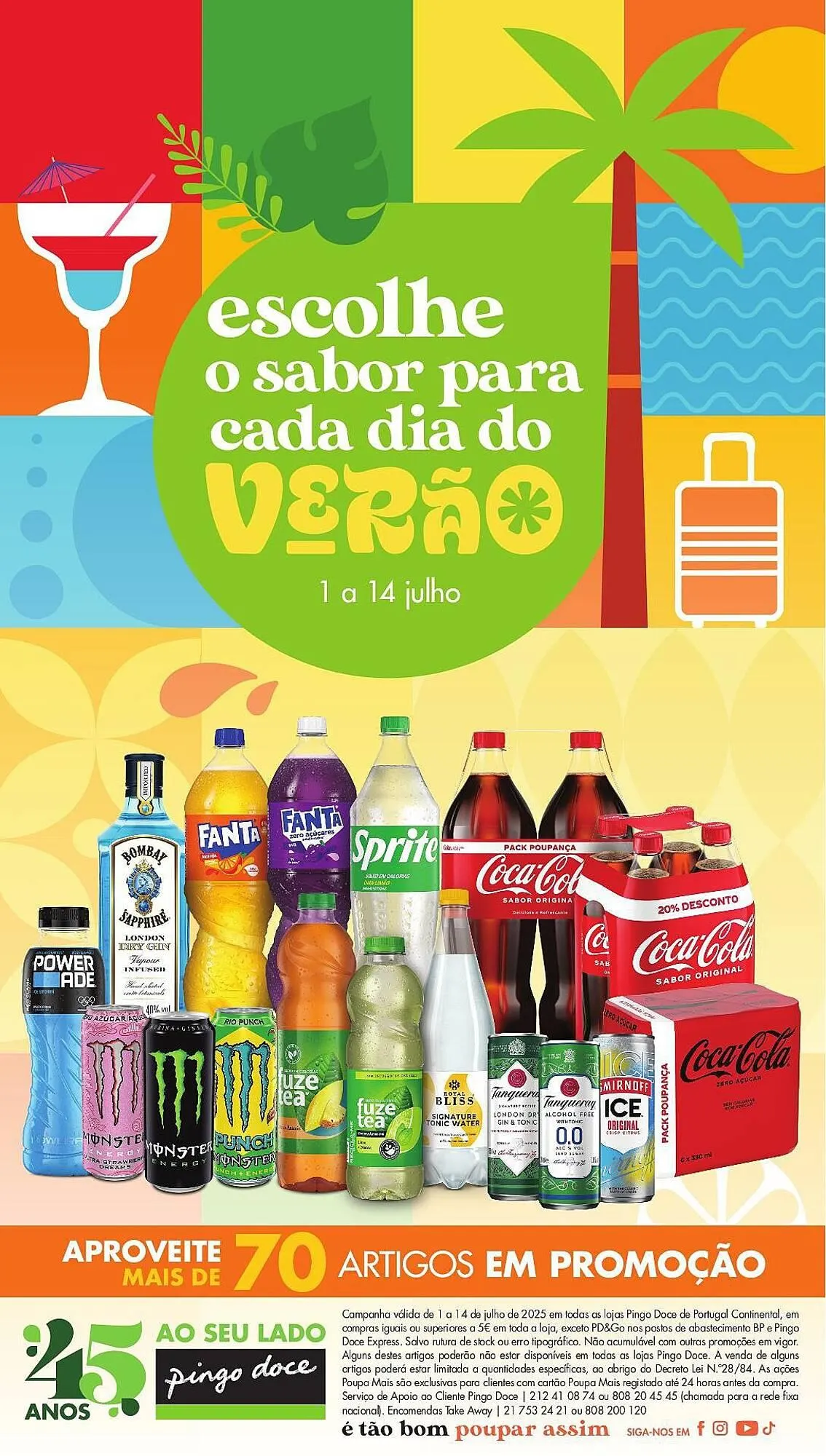 Folheto Folheto Pingo Doce de 1 de julho até 14 de julho 2025 - Pagina 1