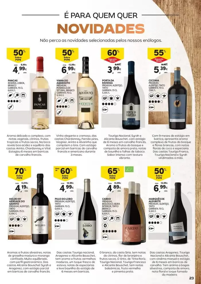 Folheto Queijos, Enchidos e Vinhos de 21 de janeiro até 9 de fevereiro 2025 - Pagina 23