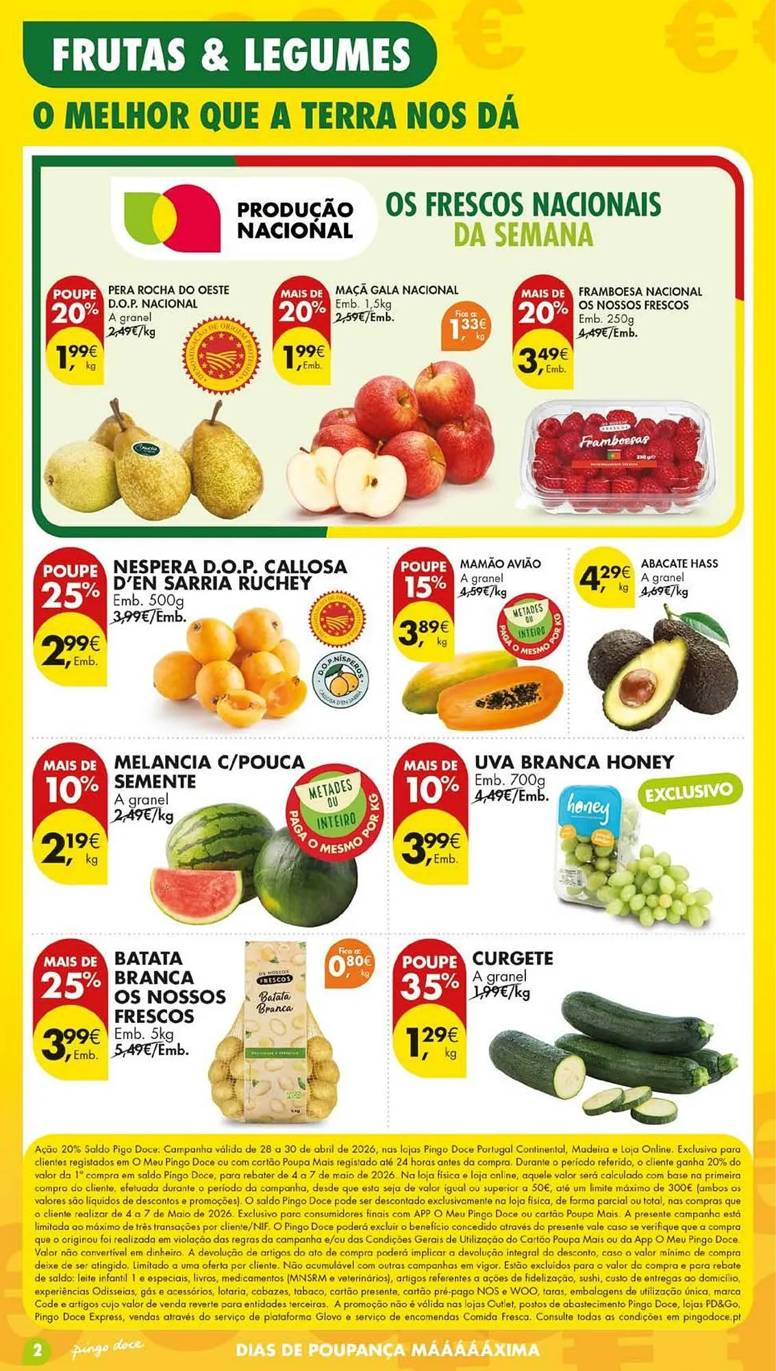 Folheto Folheto Pingo Doce de 28 de abril até 4 de maio 2026 - Pagina 2