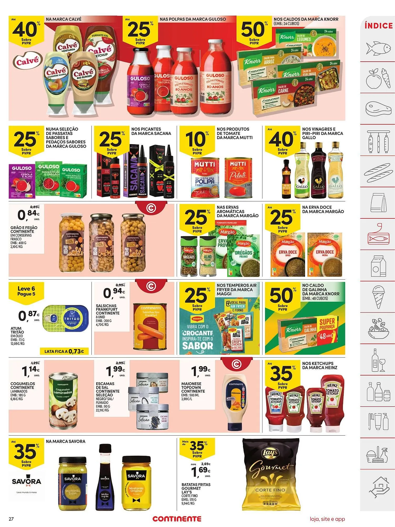 Folheto Folheto Continente de 31 de março até 6 de abril 2026 - Pagina 27