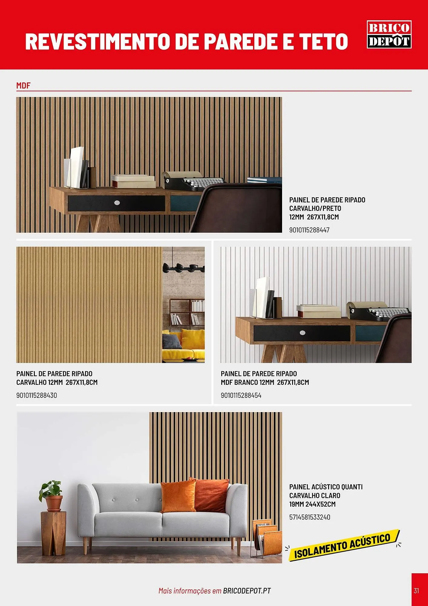 Folheto Folheto Brico Depôt de 3 de janeiro até 31 de dezembro 2025 - Pagina 31