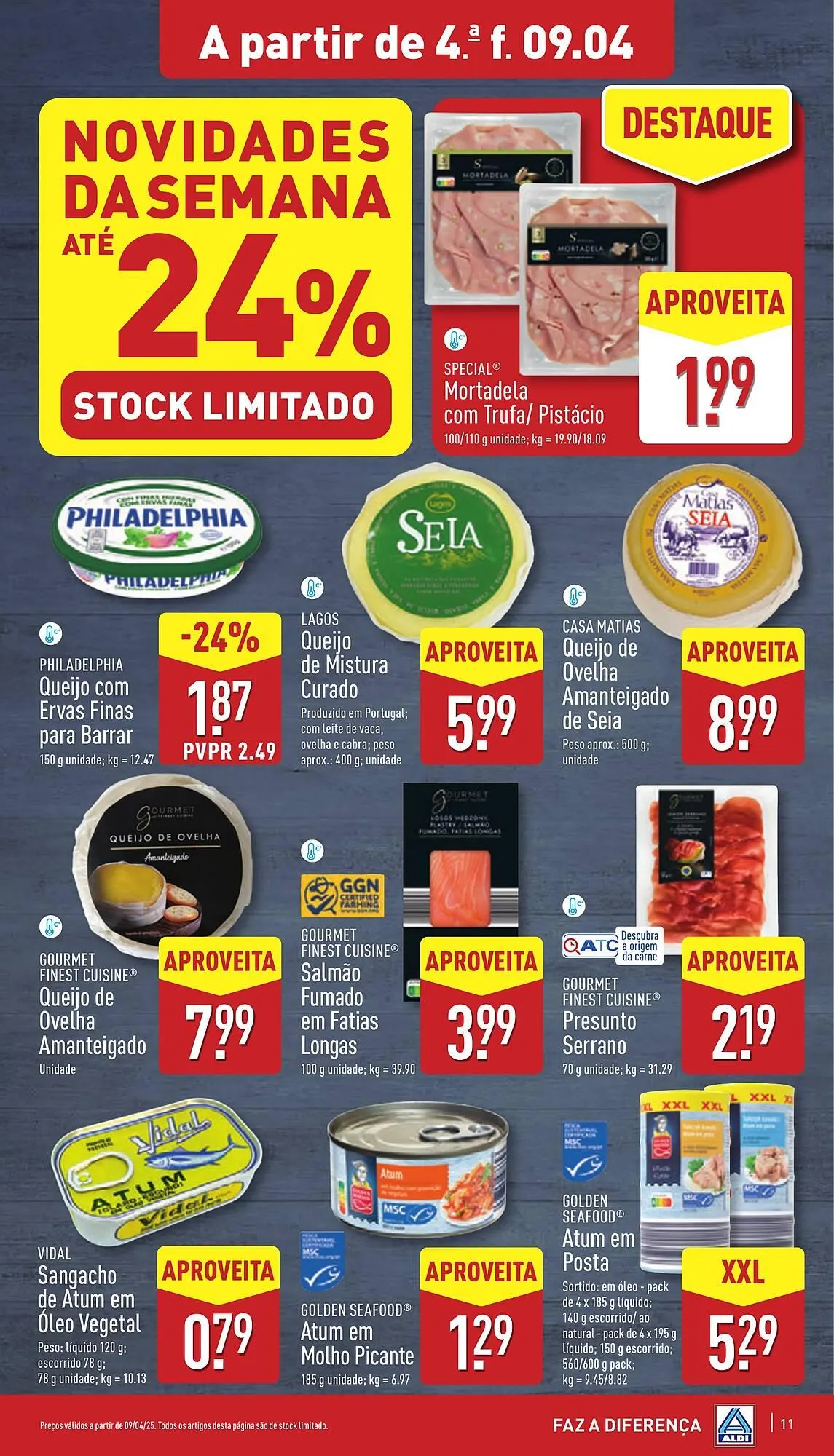 Folheto Folheto ALDI de 9 de abril até 15 de abril 2025 - Pagina 11