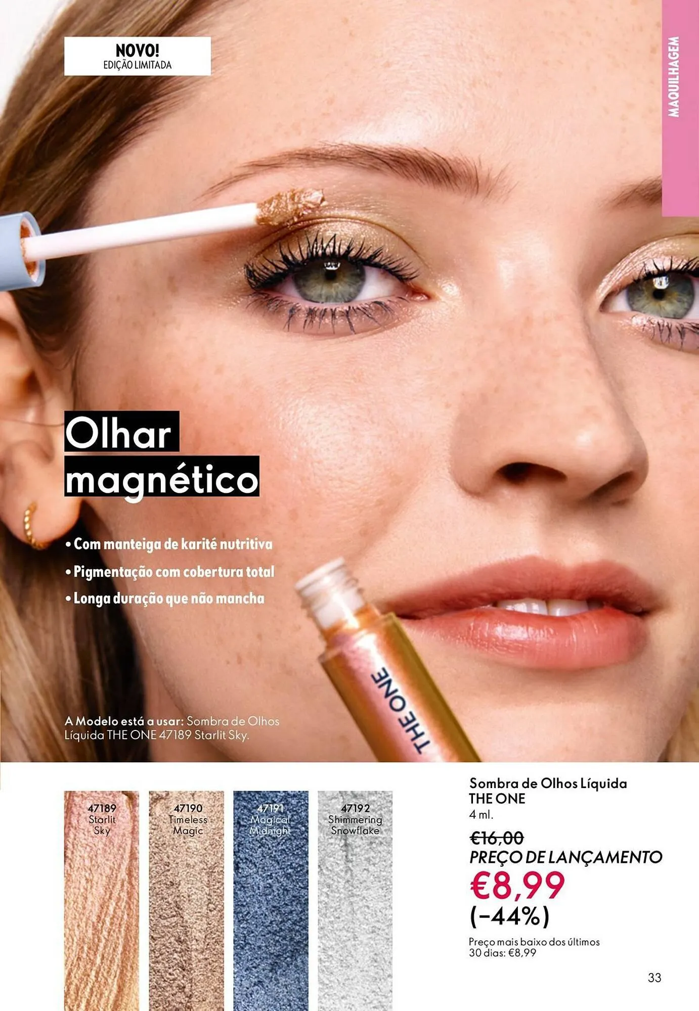 Folheto Catálogo Oriflame de 1 de outubro até 21 de outubro 2025 - Pagina 33