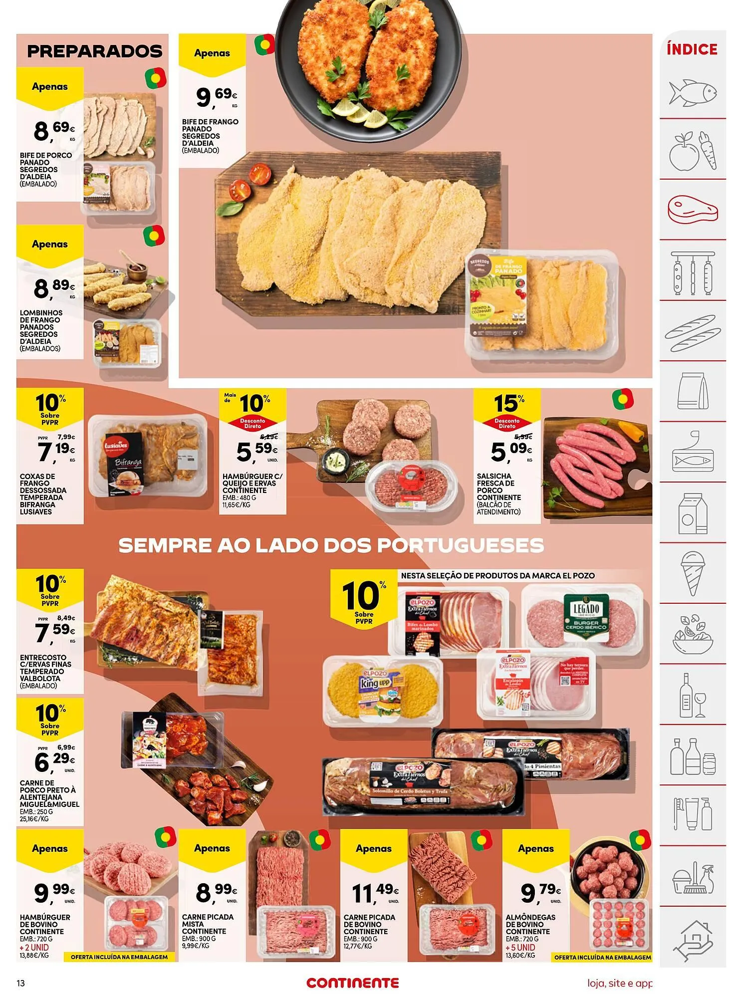 Folheto Folheto Continente de 10 de março até 16 de março 2026 - Pagina 13