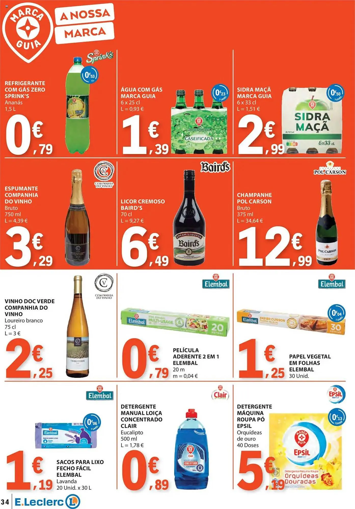 Folheto Folheto E.Leclerc de 3 de abril até 9 de abril 2025 - Pagina 34