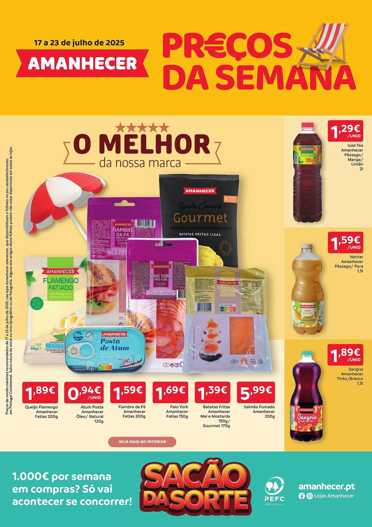 Folheto Folheto Amanhecer de 17 de julho até 23 de julho 2025 - Pagina 1