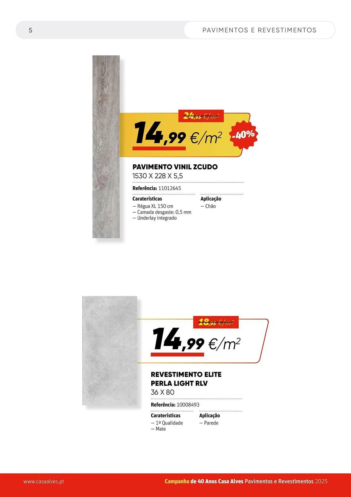 Folheto Folheto Casa Alves de 1 de abril até 31 de agosto 2025 - Pagina 5