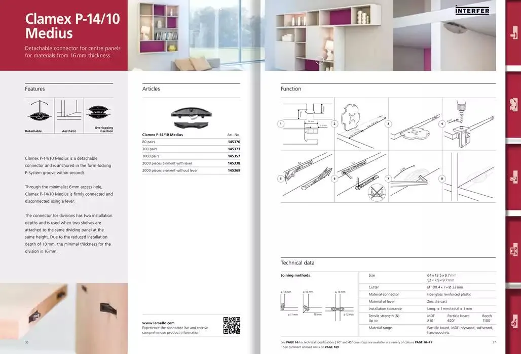 Folheto Novo! Catálogo Lamello 2025 de 6 de dezembro até 31 de dezembro 2025 - Pagina 19