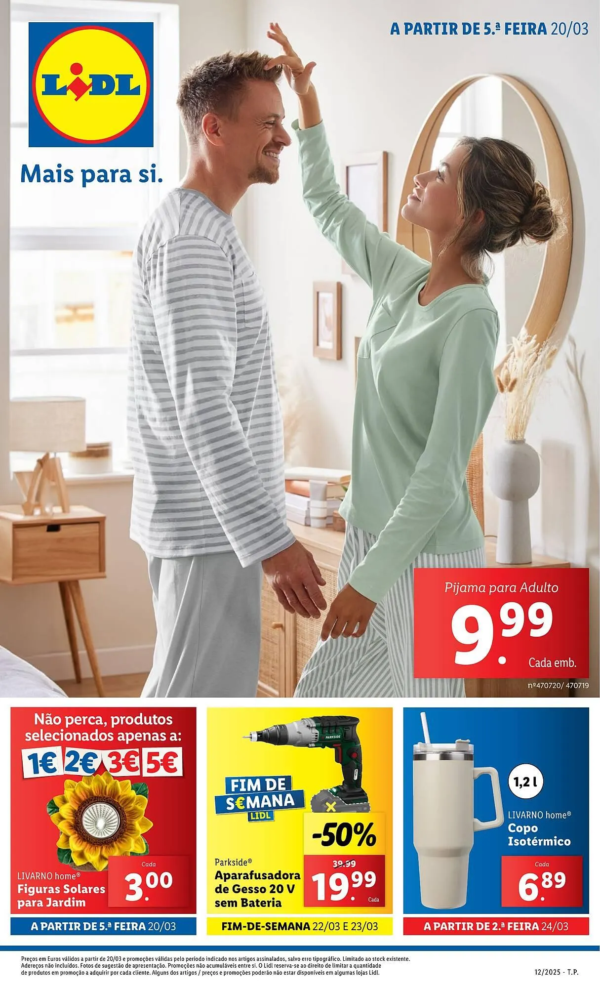 Folheto Folheto Lidl de 20 de março até 26 de março 2025 - Pagina 1